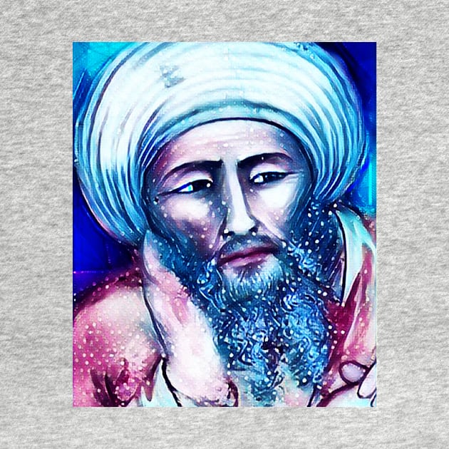 Averroes Snow Portrait | Averroes Artwork 13 by JustLit